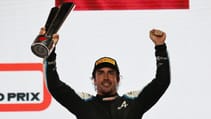 Fernando Alonso podium at 2021 Qatar Grand Prix