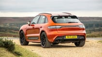 Porsche Macan GTS orange rear