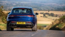 Porsche Macan Gentian Blue SUV rear