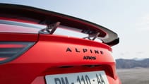 2022 Alpine A110 S with carbon rear spoiler