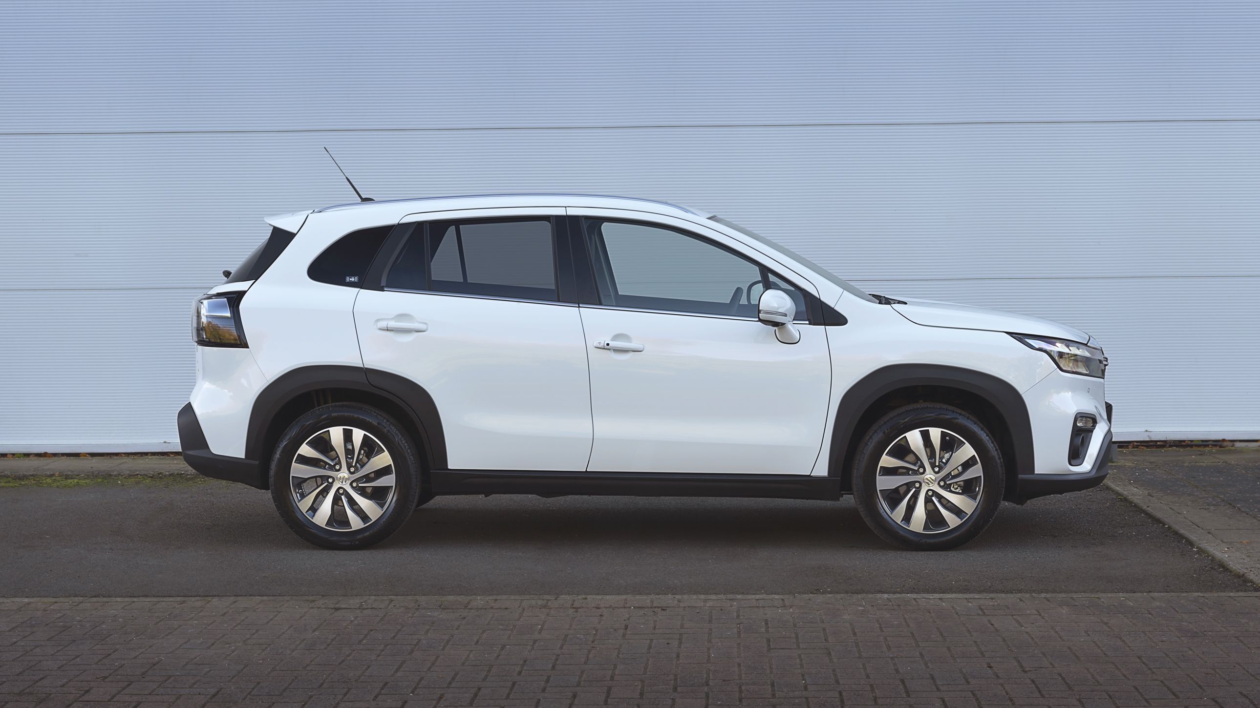 2022 Suzuki S-Cross white side profile