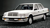 1980s Hyundai Grandeur in white