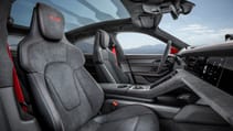 Porsche Taycan GTS Race-Tex trimmed sports seats