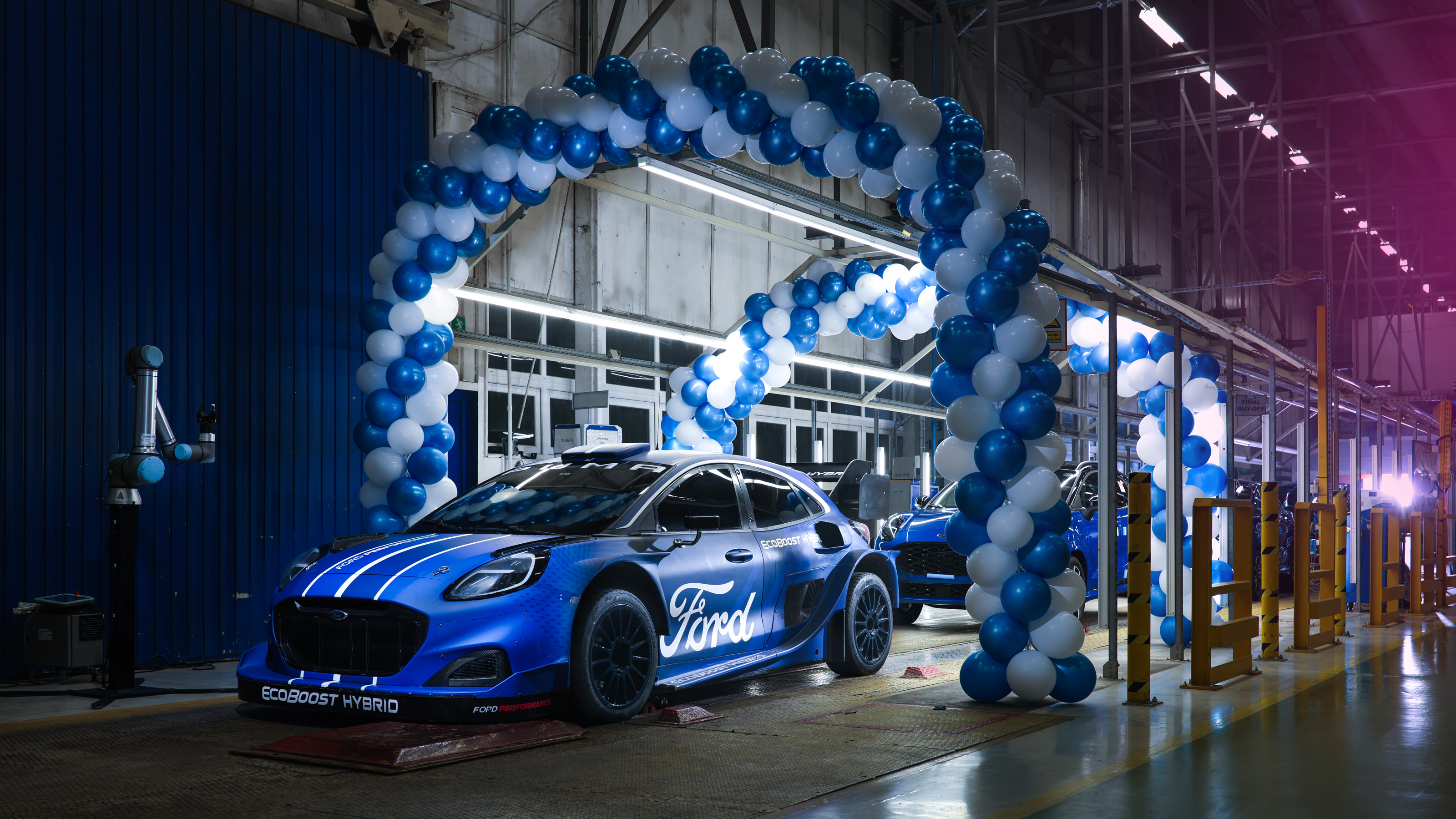 Ford Puma Rally1 party