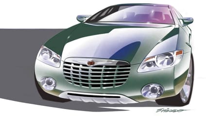 Chrysler Citadel concept design sketch front end