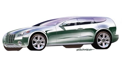 Chrysler Citadel concept design sketch side view