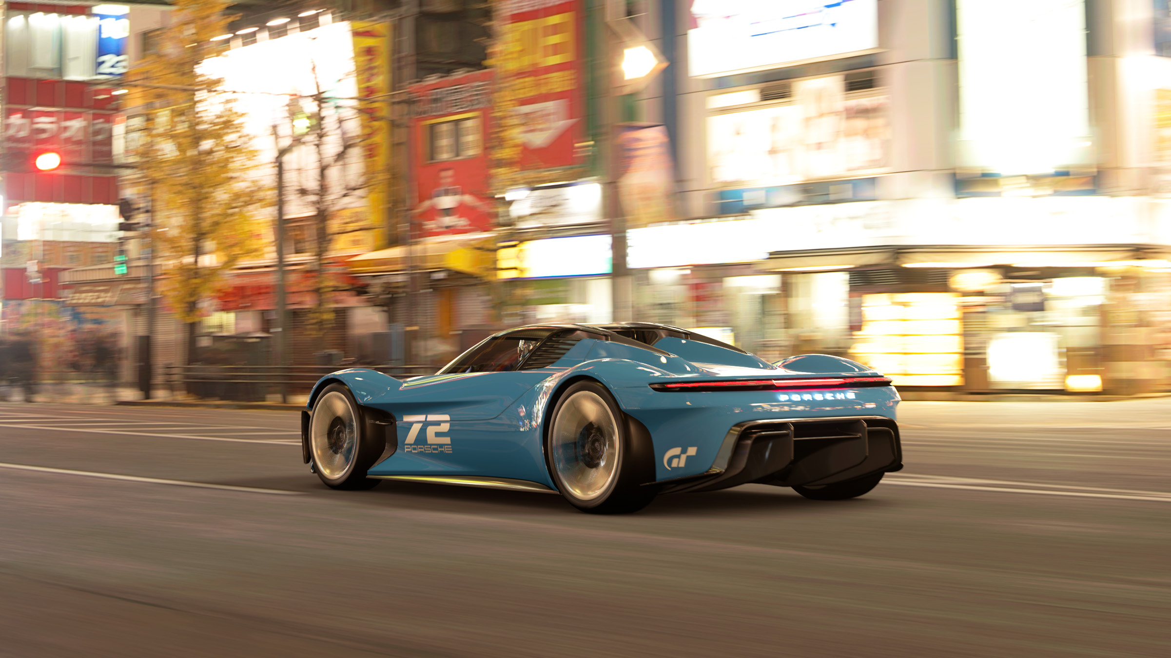 Porsche Vision Gran Turismo on the streets