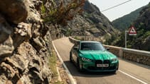 BMW G80 M3 Road Trip Isle of Man Green