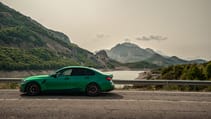 BMW G80 M3 Road Trip Isle of Man Green