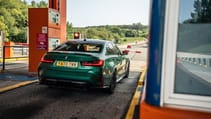 BMW G80 M3 Road Trip Isle of Man Green