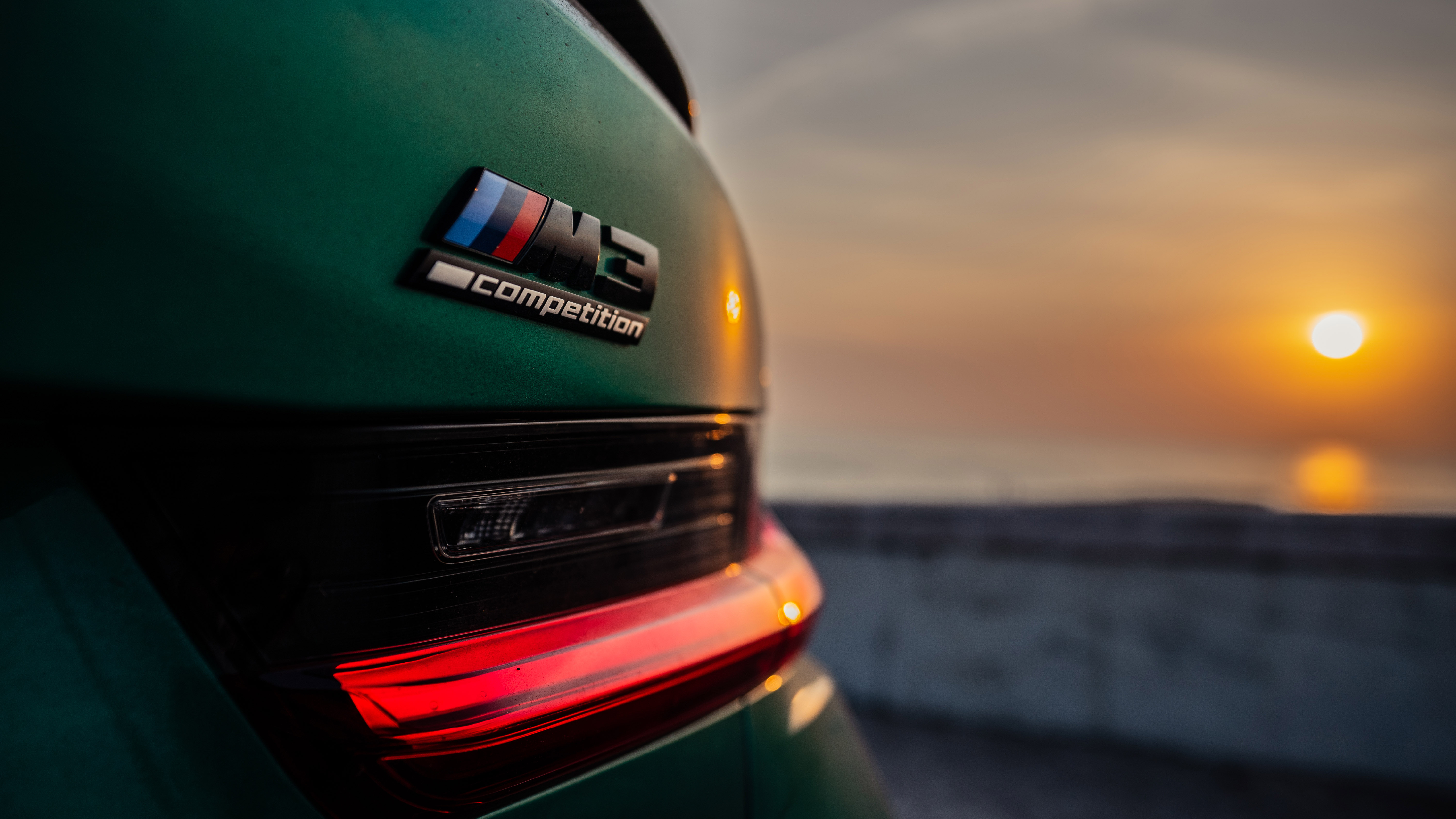 BMW G80 M3 Road Trip Isle of Man Green