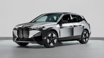 BMW iX Flow featuring E Ink front