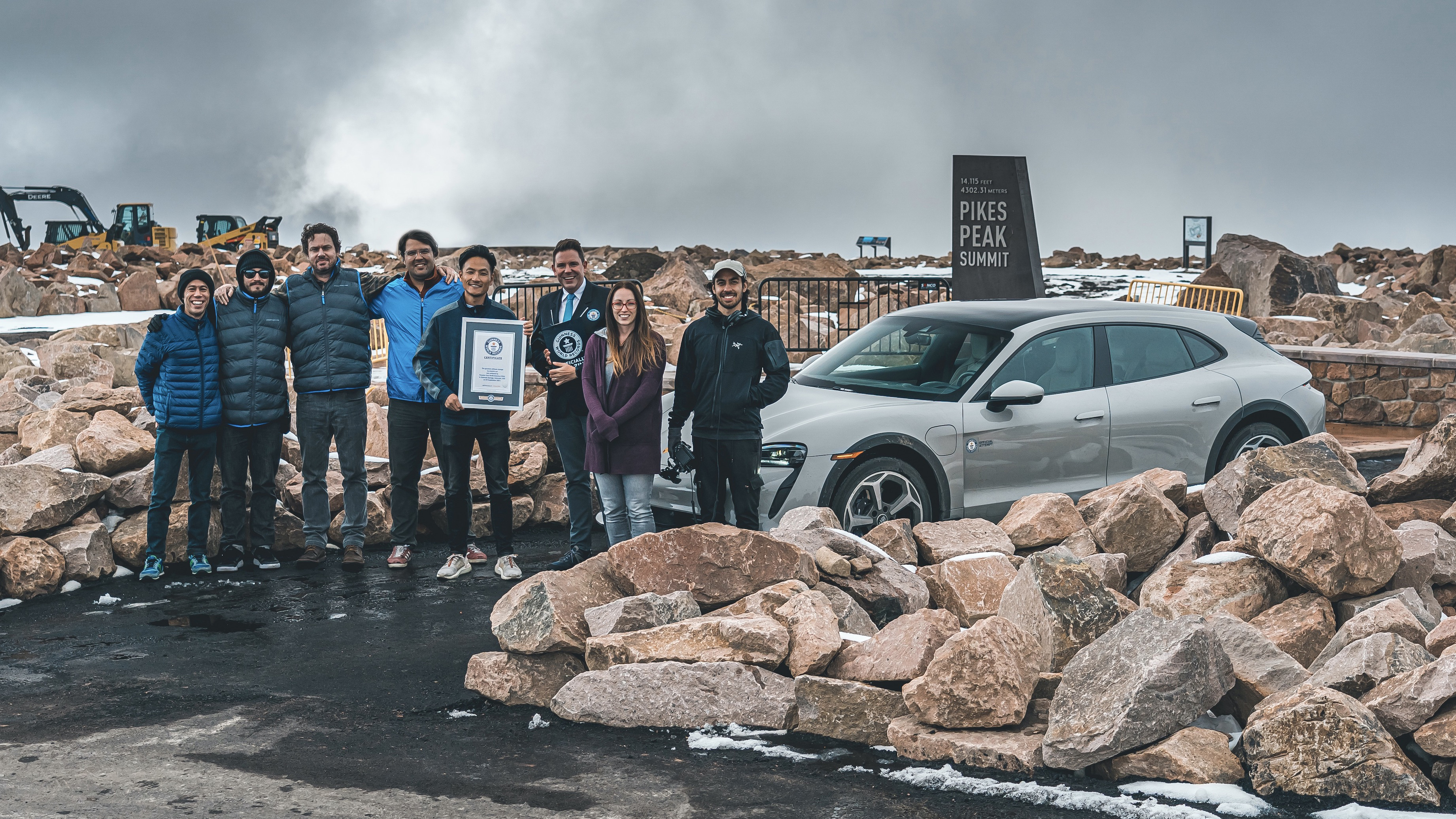 Porsche Taycan Cross Turismo world record