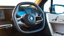 BMW iX steering wheel