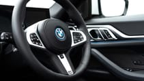 BMW i4 steering wheel