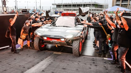 Audi at the 2022 Dakar Rally