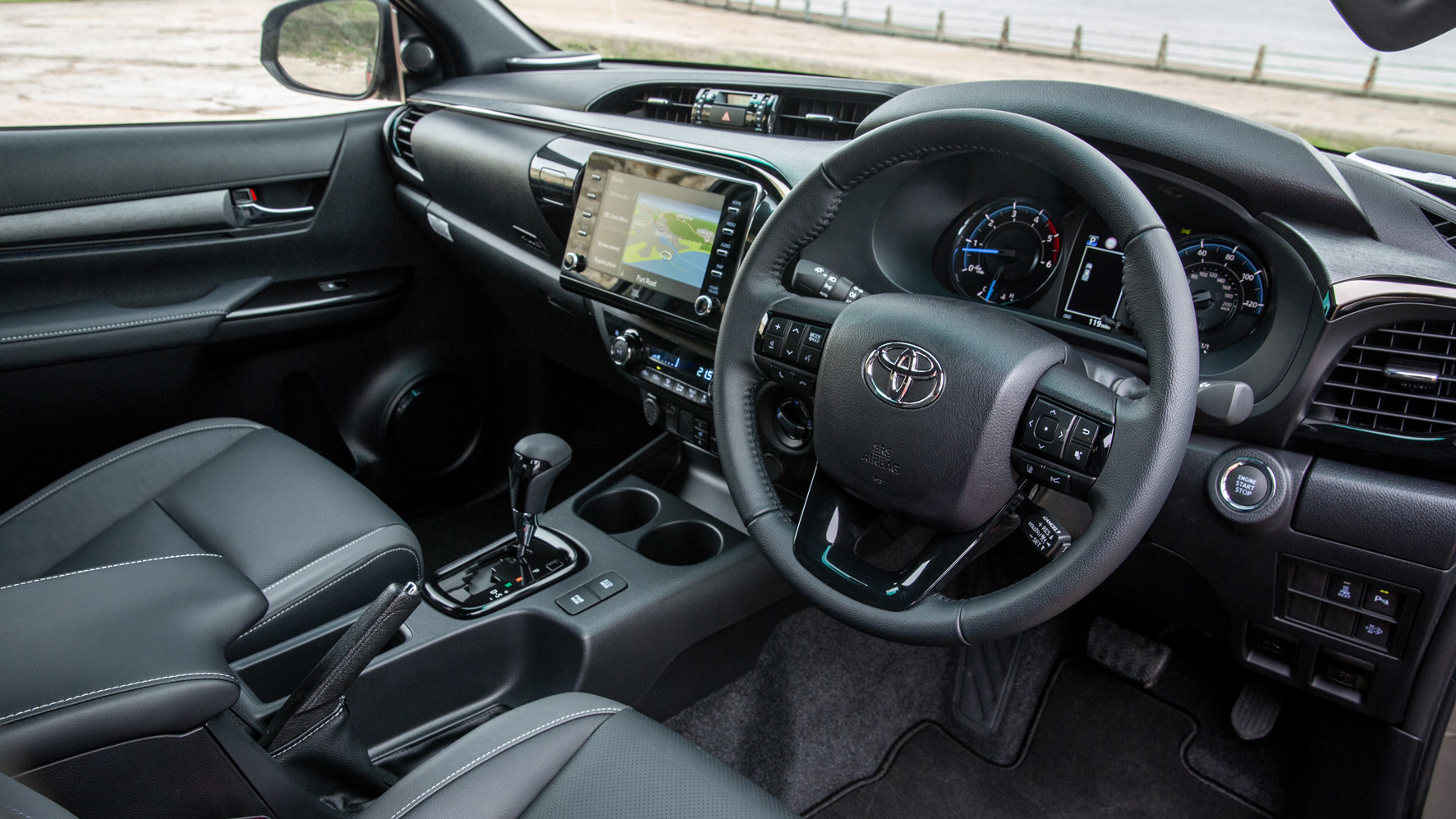 Toyota Hilux pick-up interior