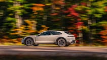 Porsche Taycan Cross Turismo driving