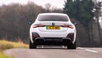 BMW i4 driving