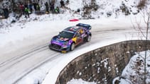 Monte Carlo Rally M-Sport Ford Puma snow