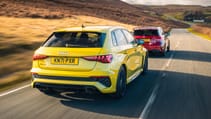 Audi Rs3 vs Mercedes A45 S dynamic