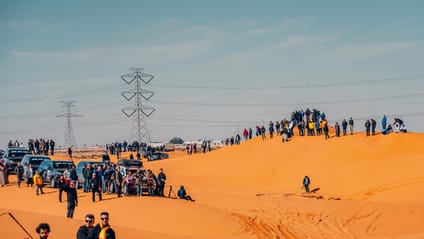 Spectating at the Dakar