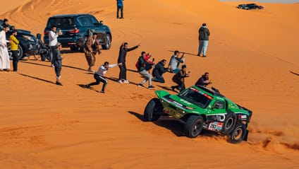 Spectating at the Dakar