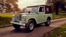 Everrati's Land Rover Series IIA front end dynamic