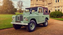 Everrati's Land Rover Series IIA static front end