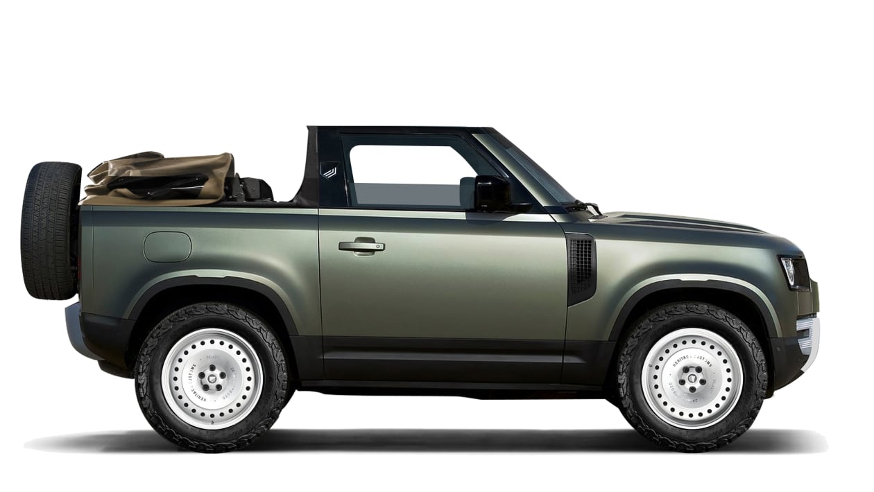 Land Rover Defender convertible Top Gear