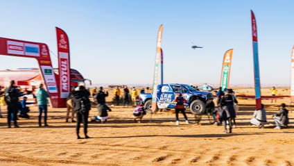 Spectating at the Dakar