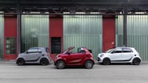 Smart Fortwo EQ range parked