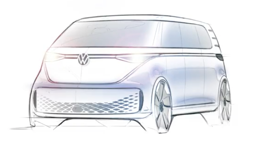 Volkswagen ID. Buzz sketch