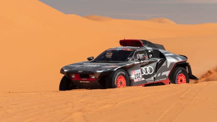 Audi RS Q e-tron at the 2022 Dakar Rally