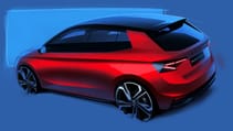 Skoda Fabia Monte Carlo sketch rear