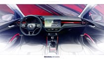 Skoda Fabia Monte Carlo sketch interior