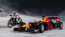 Red Bull ice driving