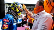 Lando Norris McLaren celebration