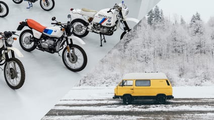 Volkswagen T3 Syncro and BMW R80 G/S