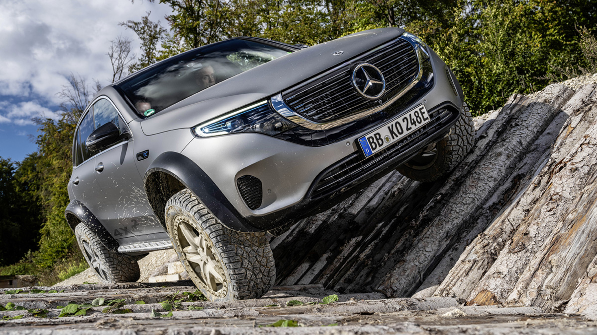 Mercedes-Benz EQC 4x4 Squared off-roading