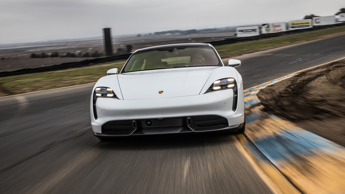 Porsche Taycan Turbo S front end