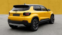 All-electric Jeep teaser image rear end