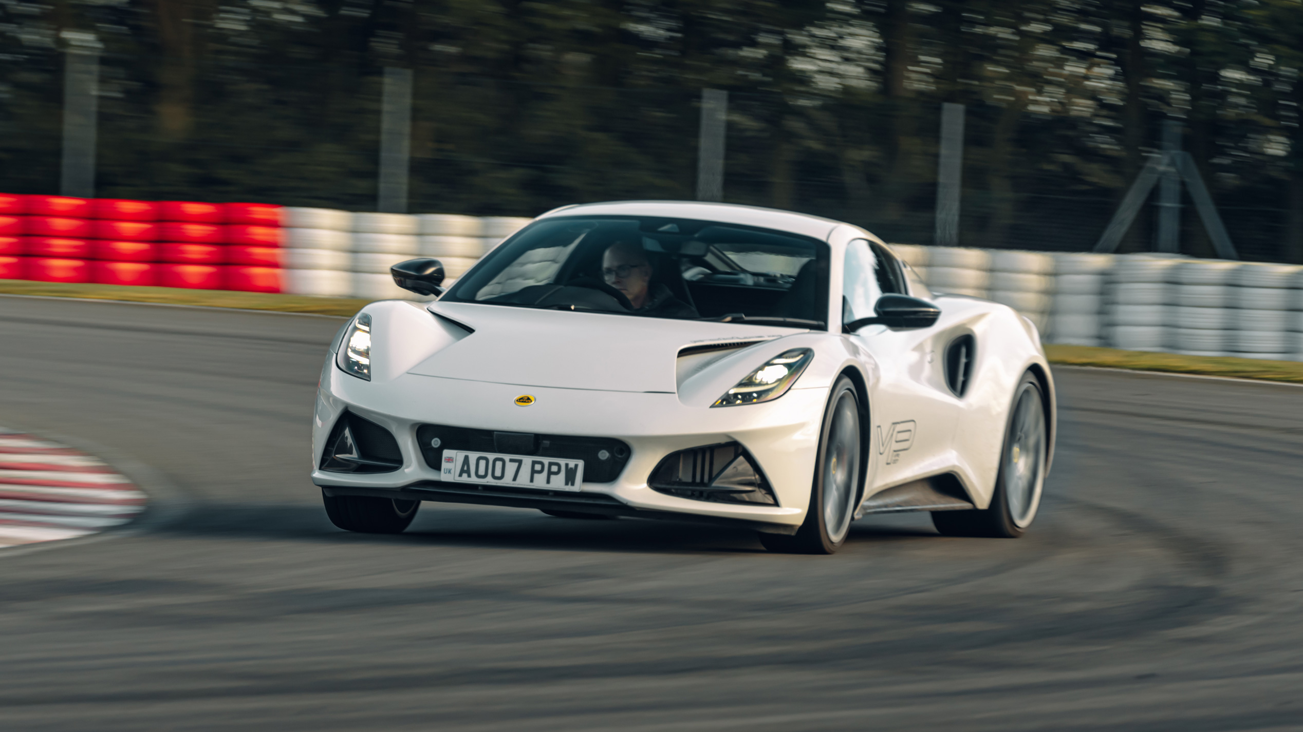 Lotus Emira prototype track front