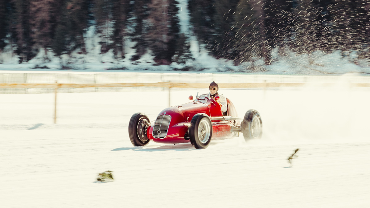 Maserati 4CL at ICE St Moritz