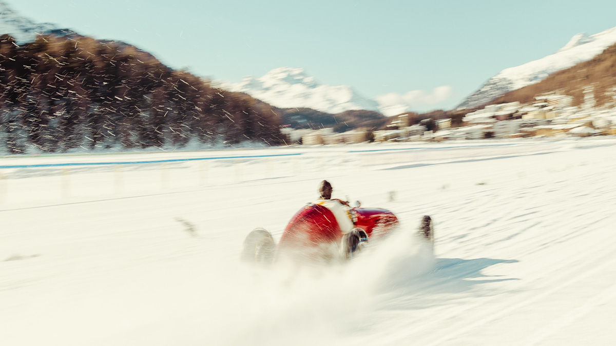 Maserati 4CL at ICE St Moritz