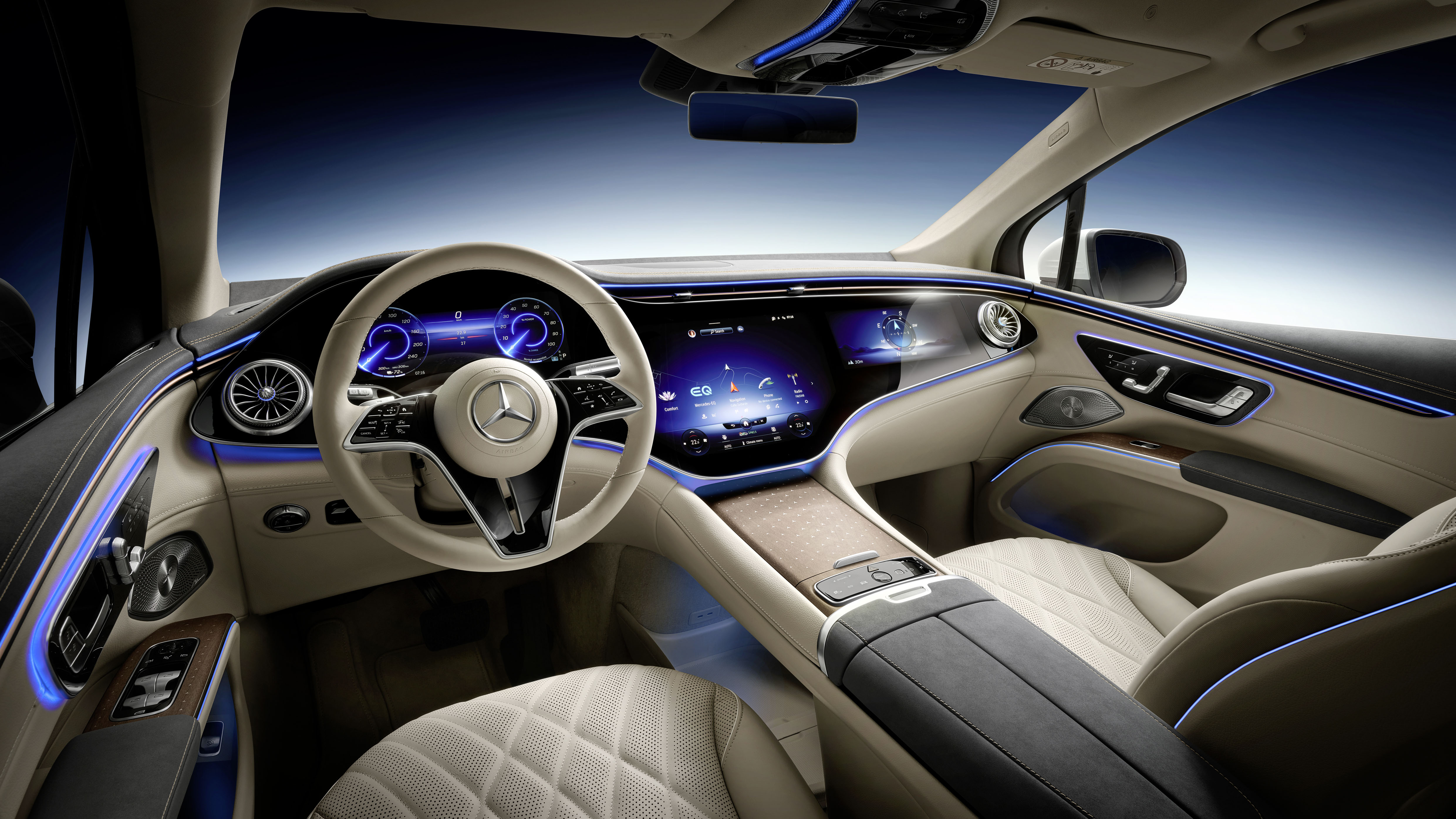 NEW Mercedes EQS SUV Interior