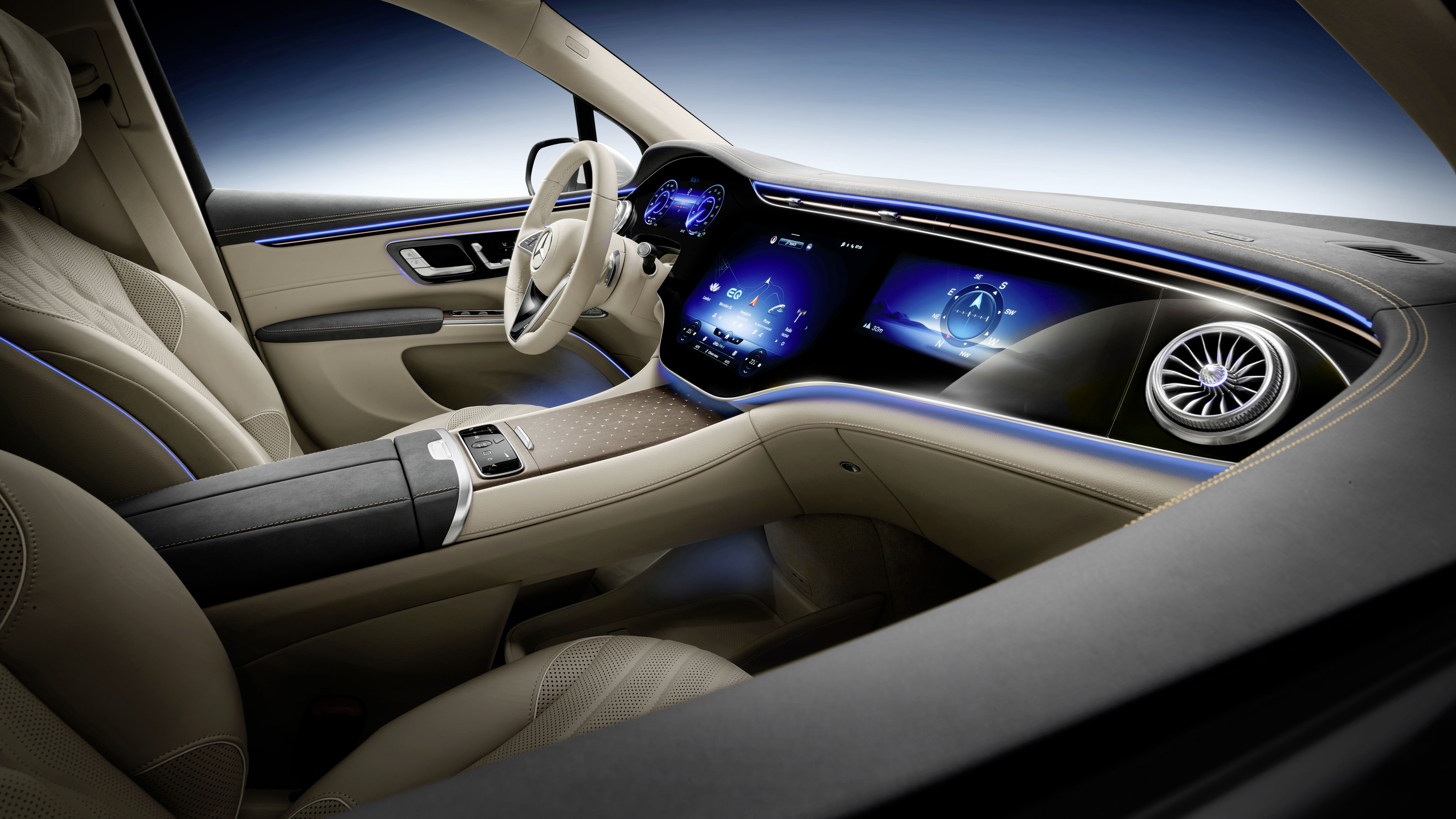 NEW Mercedes EQS SUV Interior