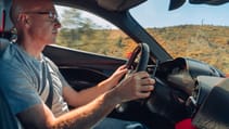 Ferrari 296 GTB driving