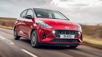 Hyundai i10 hatchback front end dynamic