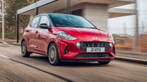 Hyundai i10 hatchback front end dynamic